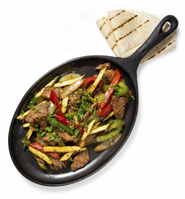 Fajita with pork
